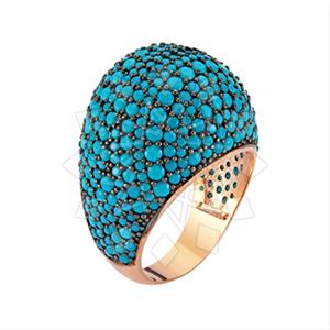 925 Sterling Silver Geometric Cocktail Rings