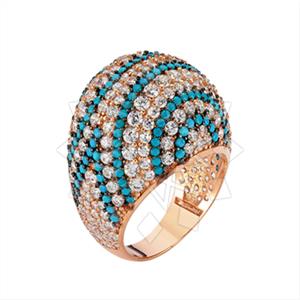 925 Sterling Silver Geometric Cocktail Rings