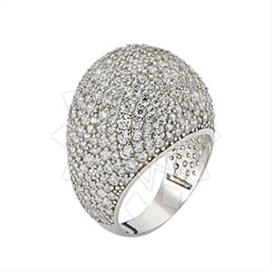 925 Sterling Silver Geometric Cocktail Rings