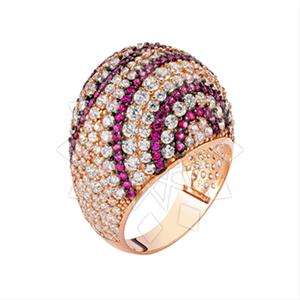 925 Sterling Silver Geometric Cocktail Rings