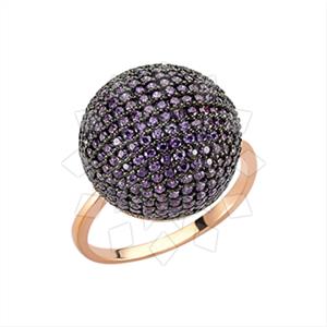 925 Sterling Silver Geometric Cocktail Rings