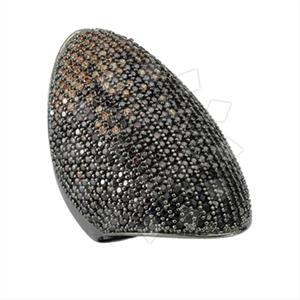 925 Sterling Silver Geometric Cocktail Rings