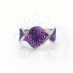 925 Sterling Silver Geometric Cocktail Rings