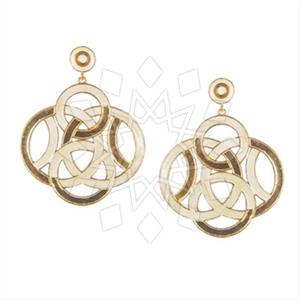 925 Sterling Silver Geometric Dangle Earrings