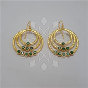 925 Sterling Silver Geometric Dangle Earrings