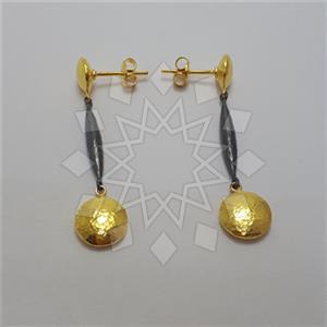 925 Sterling Silver Geometric Dangle Earrings