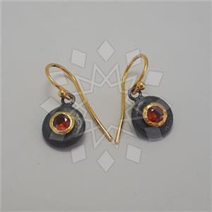 925 Sterling Silver Geometric Dangle Earrings