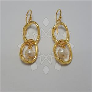 925 Sterling Silver Geometric Dangle Earrings