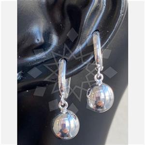925 Sterling Silver Geometric Dangle Earrings