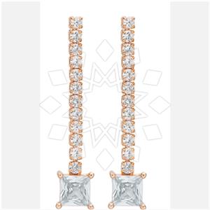 925 Sterling Silver Geometric Dangle Earrings