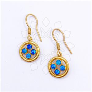 925 Sterling Silver Geometric Dangle Earrings