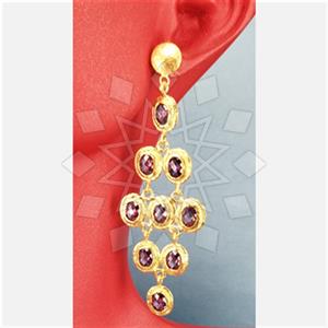 925 Sterling Silver Geometric Dangle Earrings