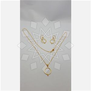 925 Sterling Silver Geometric Earrings Necklace Sets