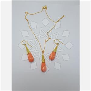 925 Sterling Silver Geometric Earrings Necklace Sets