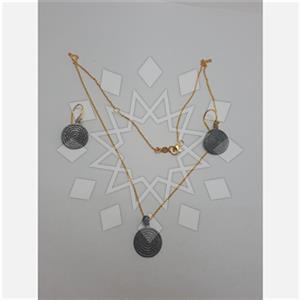 925 Sterling Silver Geometric Earrings Necklace Sets
