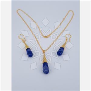 925 Sterling Silver Geometric Earrings Necklace Sets