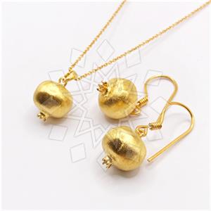 925 Sterling Silver Geometric Earrings Necklace Sets