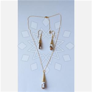 925 Sterling Silver Geometric Earrings Necklace Sets