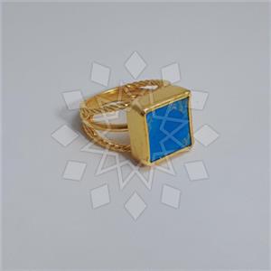 925 Sterling Silver Geometric Gemstone Rings