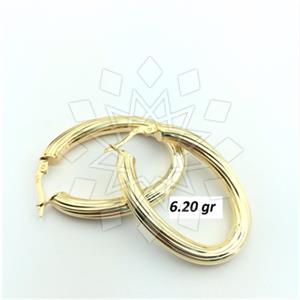 925 Sterling Silver Geometric Hoop Earrings