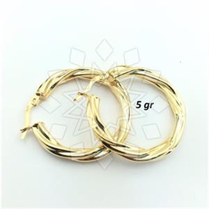925 Sterling Silver Geometric Hoop Earrings