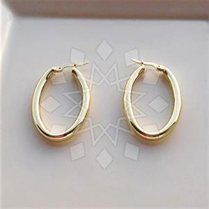 925 Sterling Silver Geometric Hoop Earrings