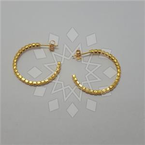925 Sterling Silver Geometric Hoop Earrings