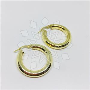 925 Sterling Silver Geometric Hoop Earrings