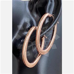 925 Sterling Silver Geometric Hoop Earrings