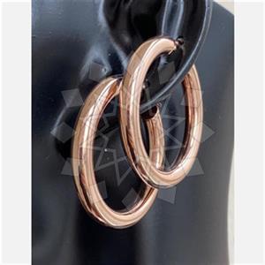 925 Sterling Silver Geometric Hoop Earrings