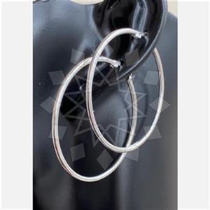 925 Sterling Silver Geometric Hoop Earrings