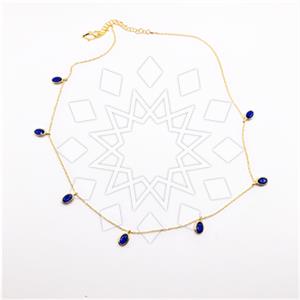 925 Sterling Silver Geometric Minimal Dainty Beaded Necklace