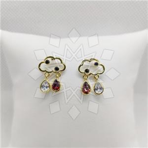 925 Sterling Silver Geometric Minimal Dainty Double Drop Earrings