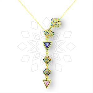 925 Sterling Silver Geometric Minimal Dainty Pendant Necklace