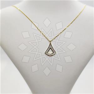 925 Sterling Silver Geometric Minimal Dainty Pendant Necklace
