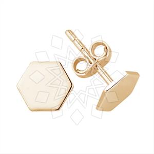 925 Sterling Silver Geometric Minimal Dainty Stud Earrings