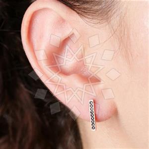 925 Sterling Silver Geometric Minimal Dainty Stud Earrings