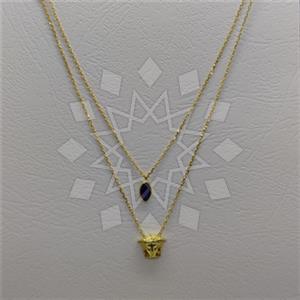 925 Sterling Silver Geometric Modern Dainty Multi Strand Necklace