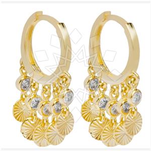 925 Sterling Silver Geometric Multi Drop Earrings