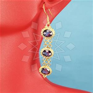 925 Sterling Silver Geometric Multi Drop Earrings
