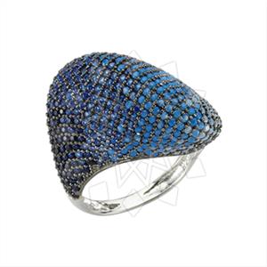 925 Sterling Silver Geometric Multi Gemstone Rings