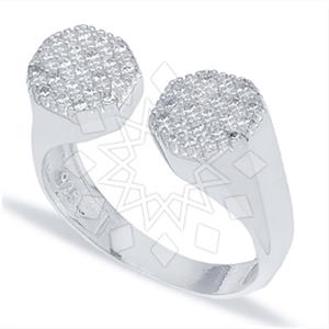 925 Sterling Silver Geometric Multi Gemstone Rings