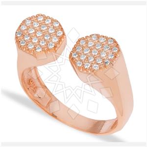 925 Sterling Silver Geometric Multi Gemstone Rings