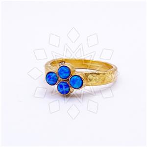 925 Sterling Silver Geometric Multi Gemstone Rings