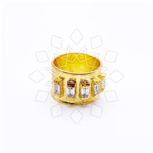 925 Sterling Silver Geometric Multi Gemstone Rings