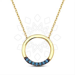 925 Sterling Silver Geometric Pendant Necklace