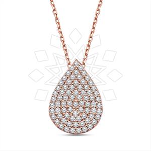 925 Sterling Silver Geometric Pendant Necklace