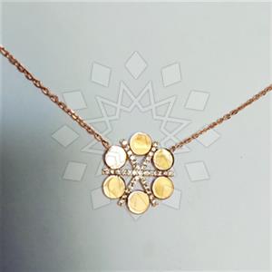 925 Sterling Silver Geometric Pendant Necklace