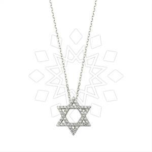 925 Sterling Silver Geometric Pendant Necklace