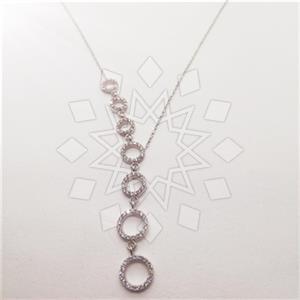 925 Sterling Silver Geometric Pendant Necklace